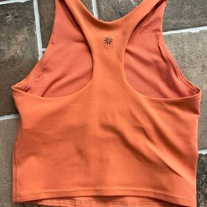 Athleta Girl Racerback Tank Top workout Orange Kids Size 8-10  (Worn Once)